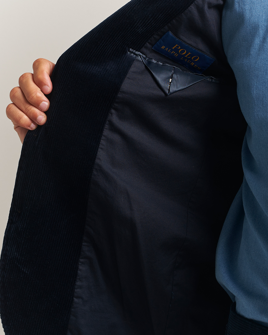 Hombres | Blazers | Polo Ralph Lauren | Single Breasted Corduroy Sportcoat Navy
