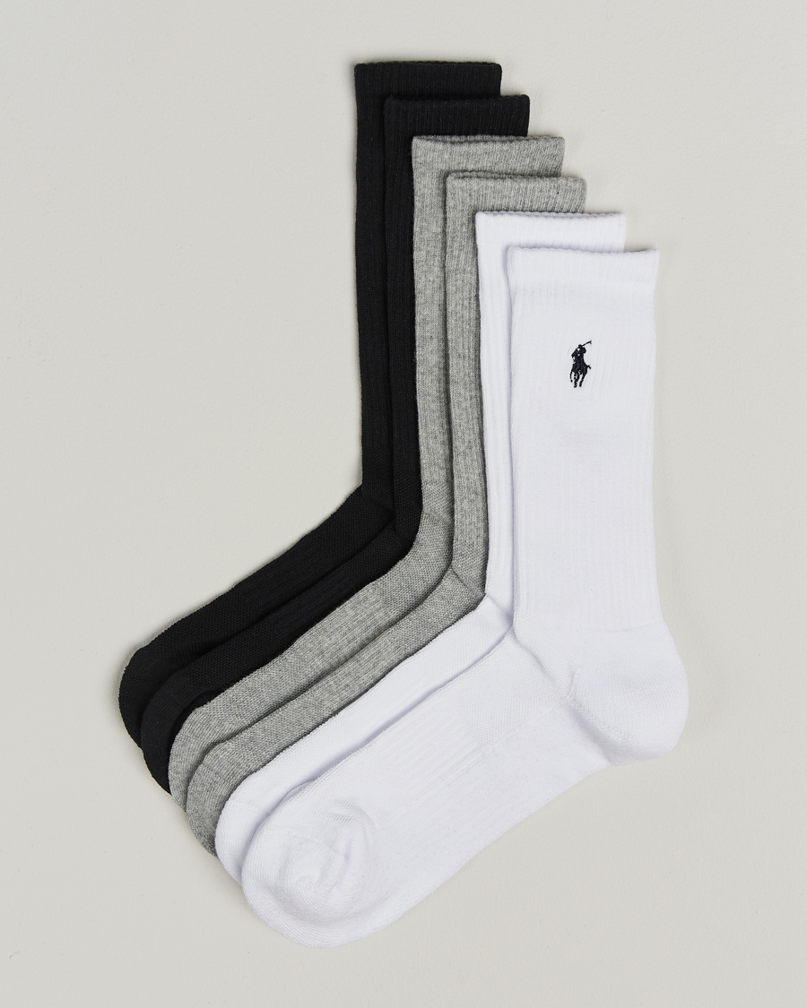Hombres | Ropa interior y calcetines | Polo Ralph Lauren | Polo Ralph Lauren6-Pack Crew SockGrey