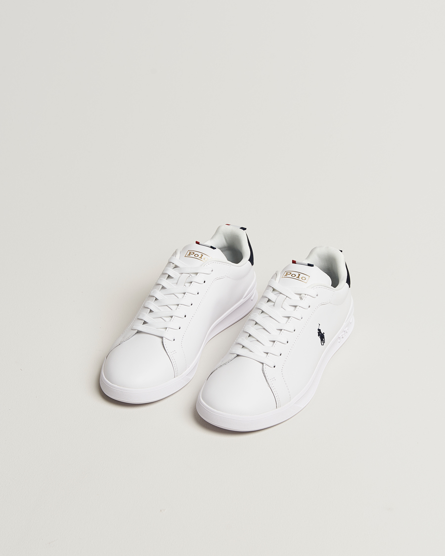 Hombres | Zapatillas | Polo Ralph Lauren | Heritage Court Sneakers White/Navy/Red