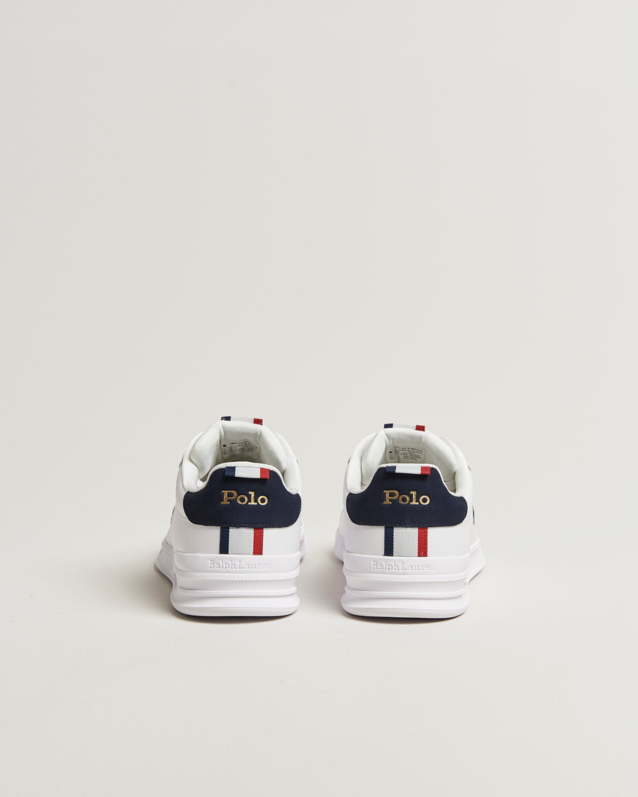 Hombres | Zapatillas | Polo Ralph Lauren | Heritage Court Sneakers White/Navy/Red