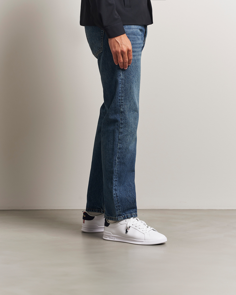 Hombres | Zapatillas | Polo Ralph Lauren | Heritage Court Sneakers White/Navy/Red