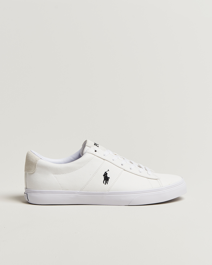 Hombres | Zapatillas | Polo Ralph Lauren | Sayer Canvas Sneakers White/Black