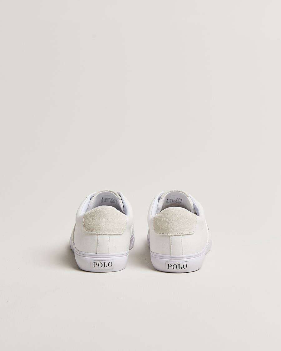 Hombres | Zapatillas | Polo Ralph Lauren | Sayer Canvas Sneakers White/Black
