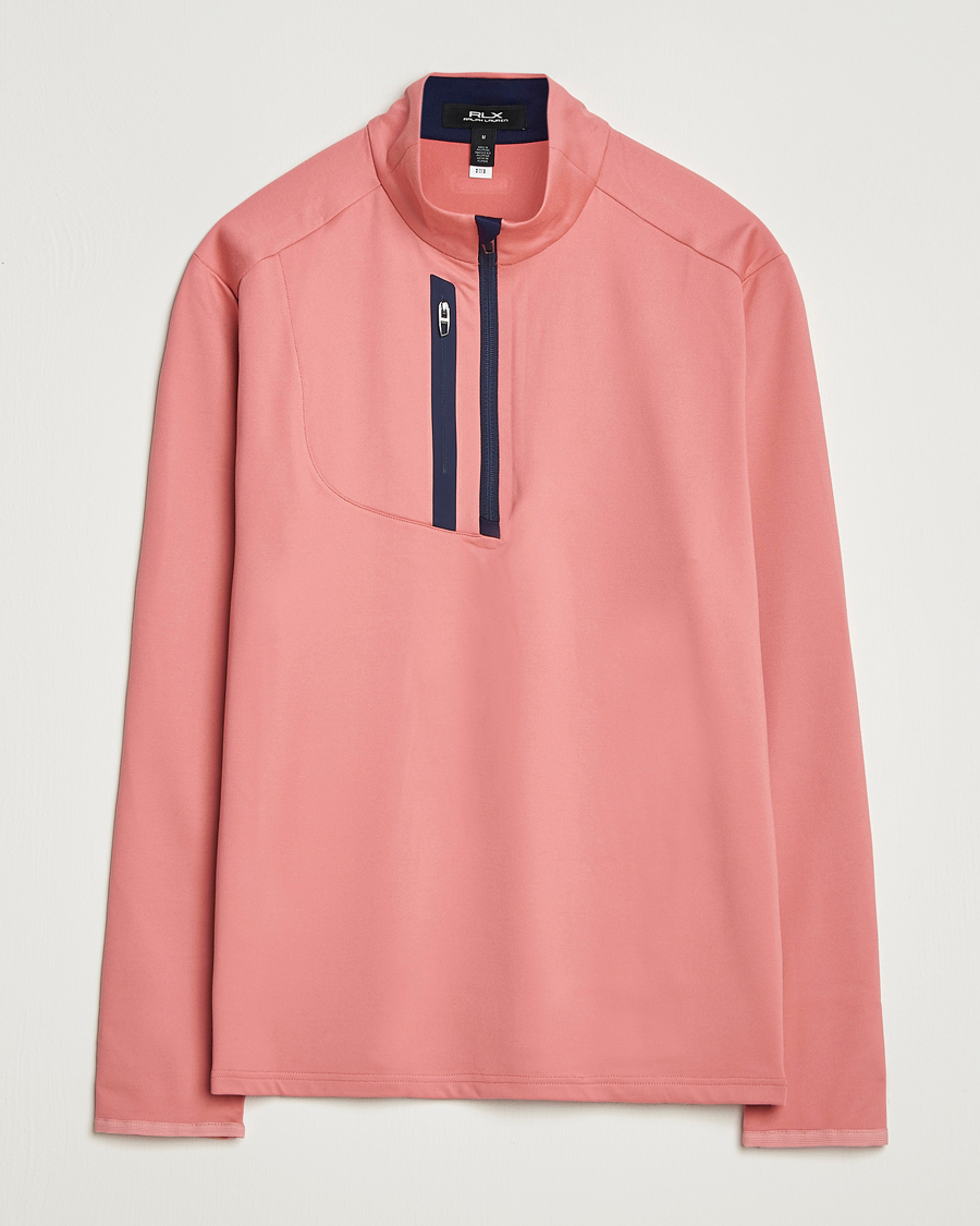Hombres | Ropa de golf | RLX Ralph Lauren | Luxury Jersey Half Zip Desert Rose