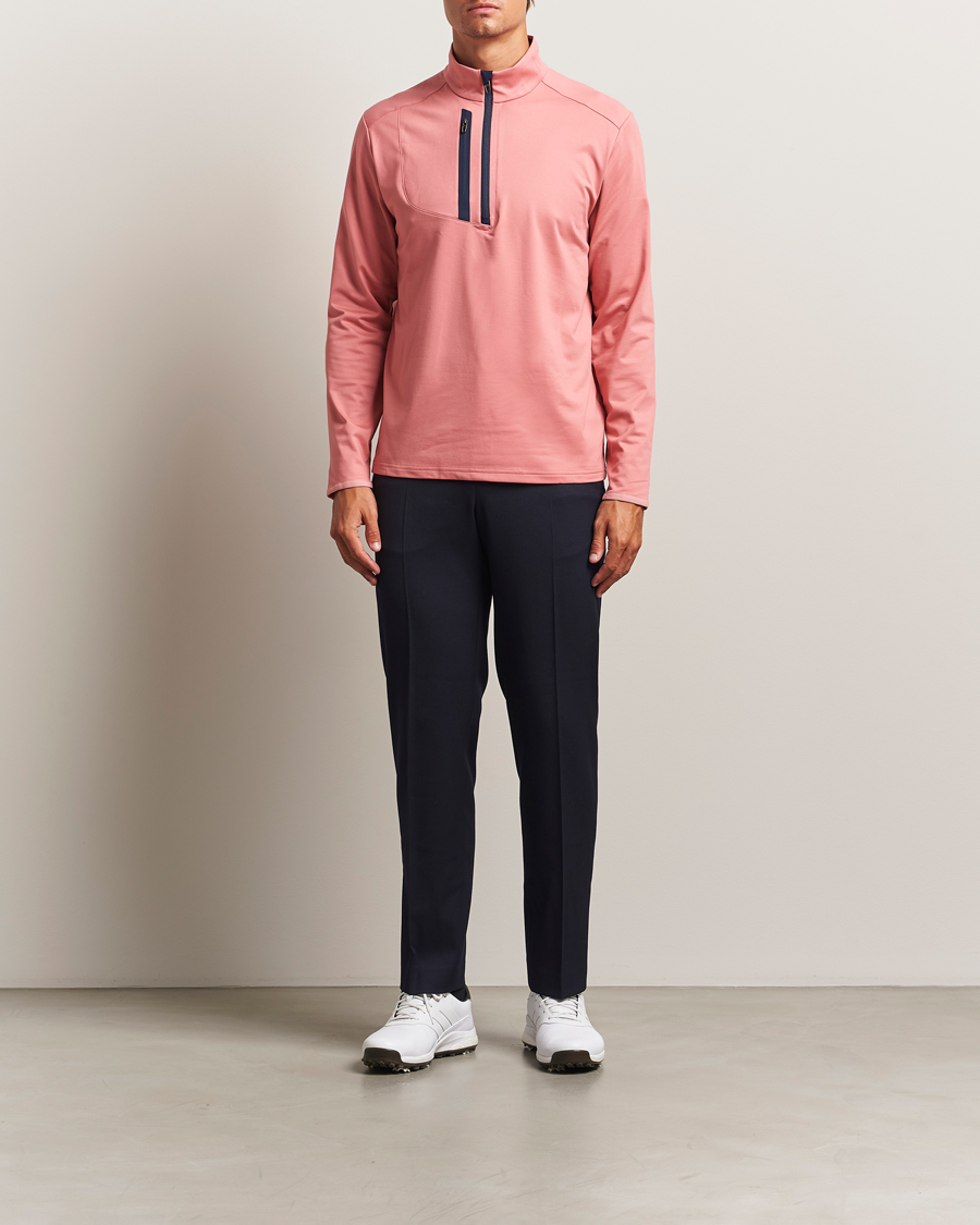 Hombres | Ropa de golf | RLX Ralph Lauren | Luxury Jersey Half Zip Desert Rose