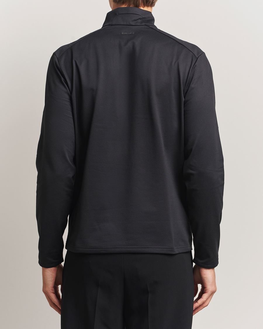 Hombres | Ropa de golf | RLX Ralph Lauren | Luxury Jersey Half Zip Polo Black