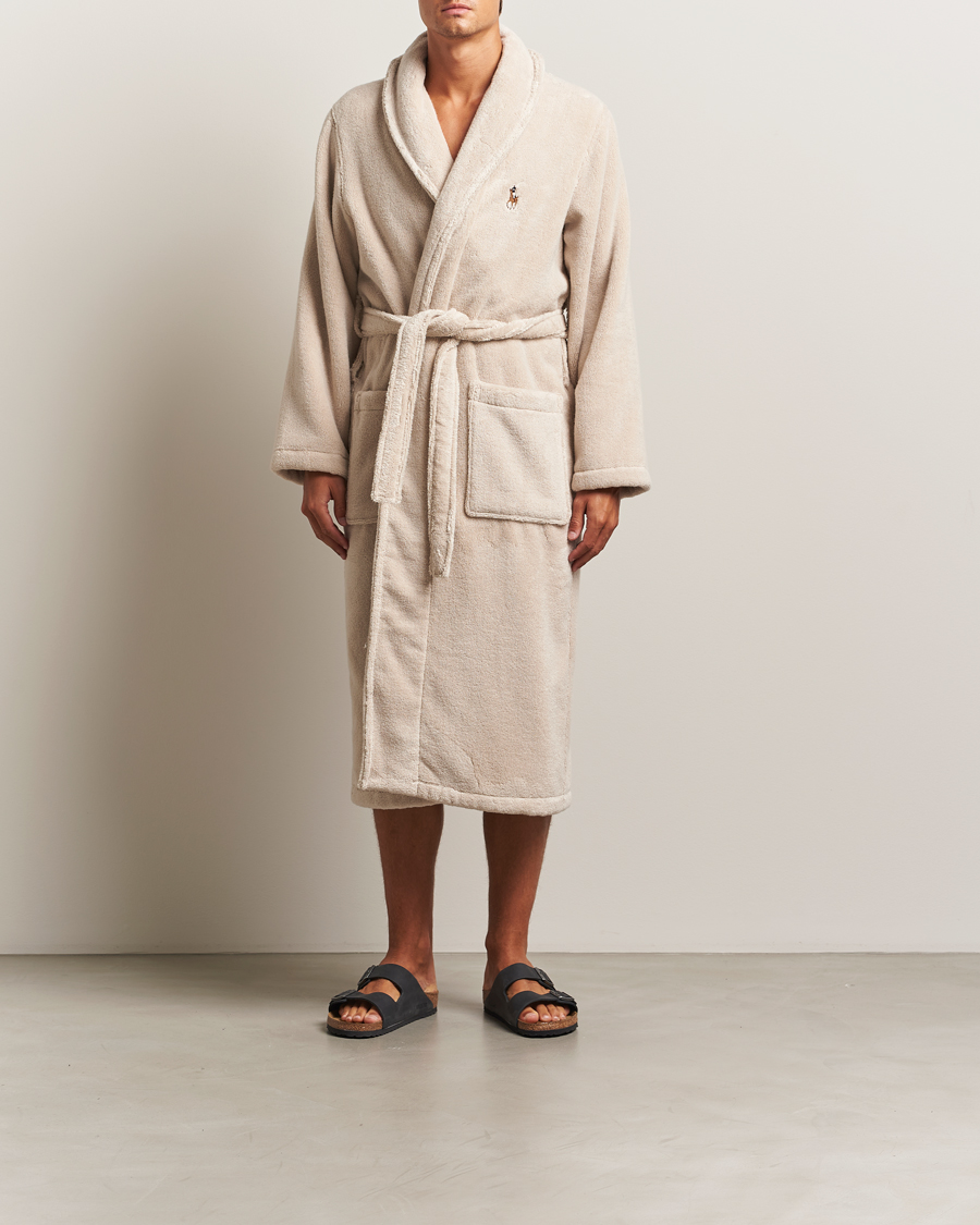 Hombres | Pijamas y batas | Polo Ralph Lauren | Cotton Terry Robe Khaki Stone