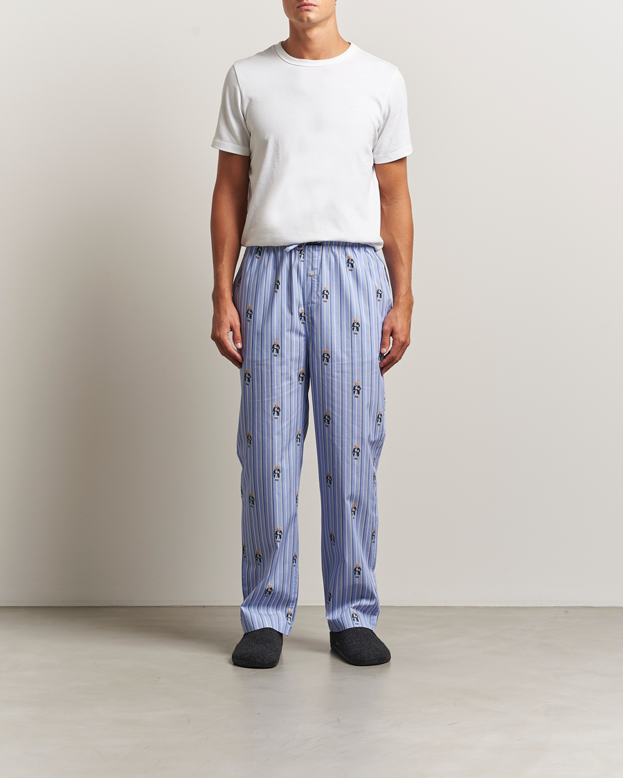 Hombres | Pijamas y batas | Polo Ralph Lauren | Cotton Striped Pyjama Pants Blue