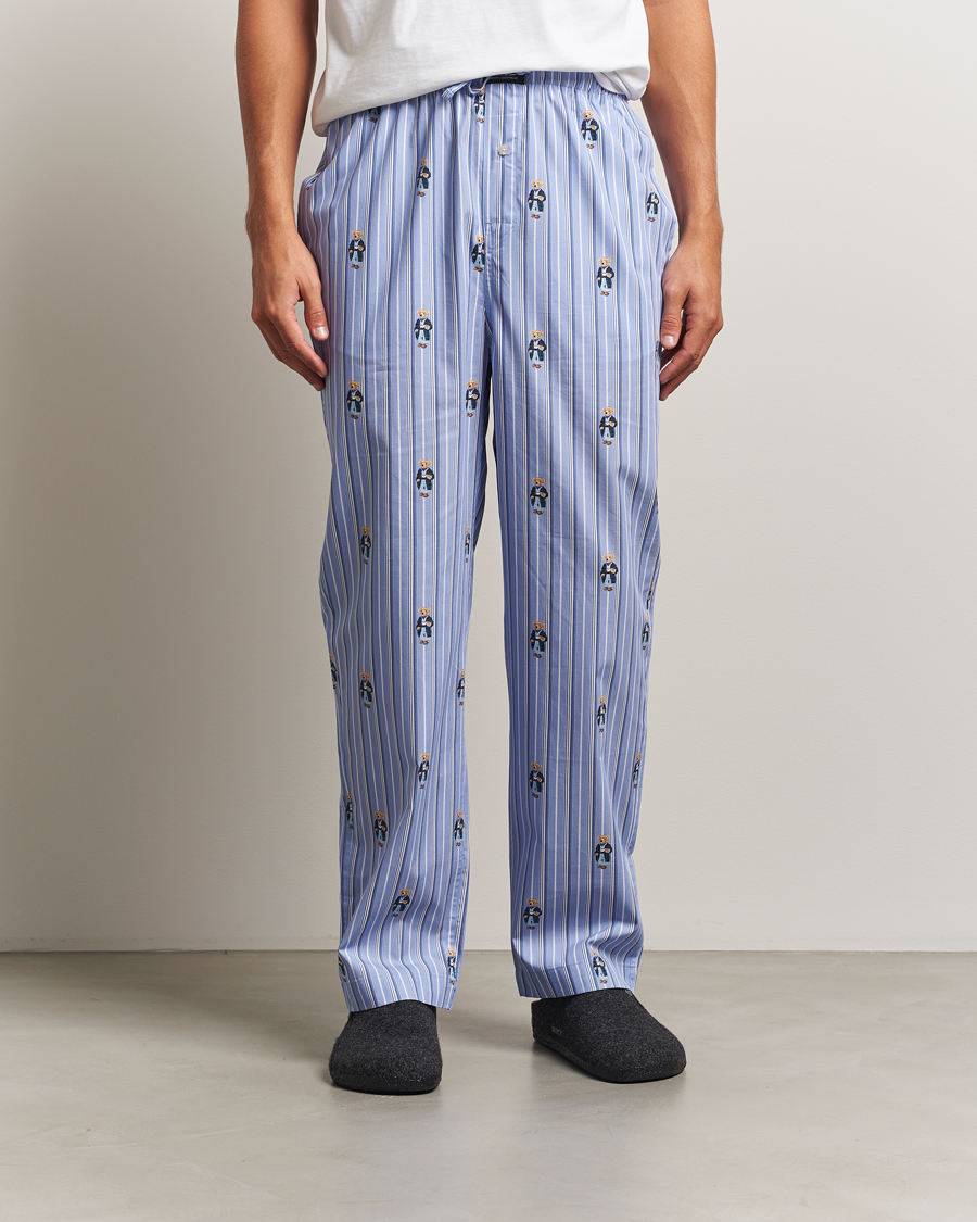 Hombres | Pijamas y batas | Polo Ralph Lauren | Cotton Striped Pyjama Pants Blue