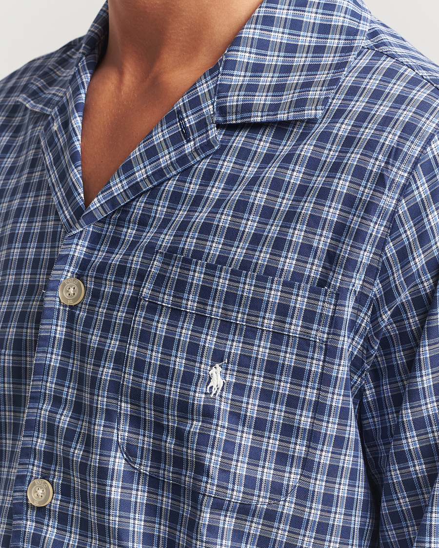 Hombres | Pijamas y batas | Polo Ralph Lauren | Cotton Checked Pyjama Set Navy