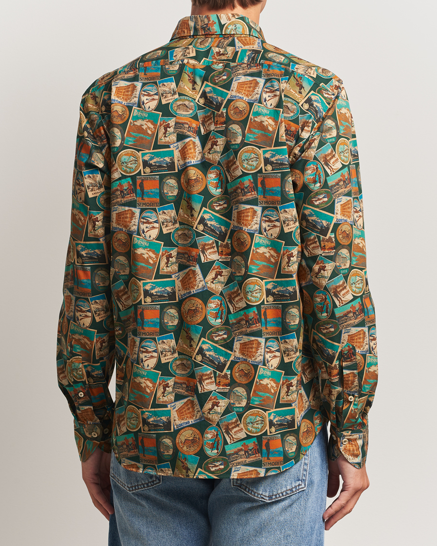 Hombres | Camisas | Stenströms | Regular Fit Printed Ski Shirt Multi