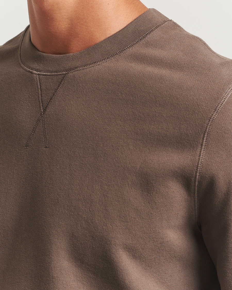 Hombres | Jerséis y prendas de punto | Sunspel | Loopback Sweatshirt Bark