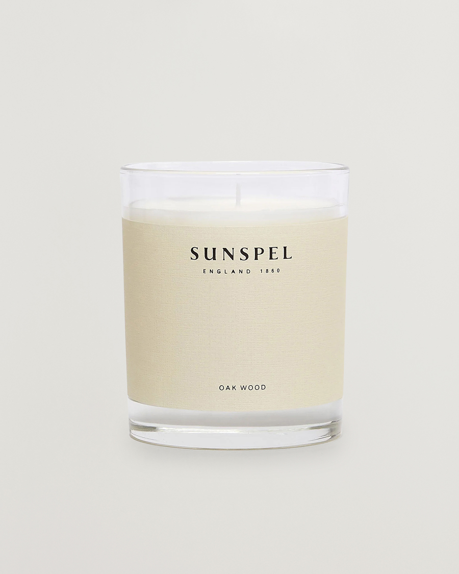 Hombres | Velas perfumadas | Sunspel | Oakwood Candle 185g