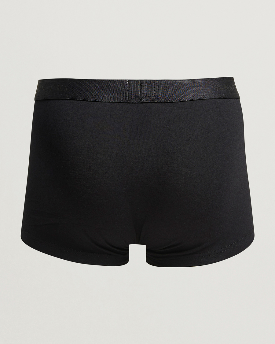 Hombres | Ropa interior y calcetines | Sunspel | 3-Pack Cotton Stretch Trunk Black