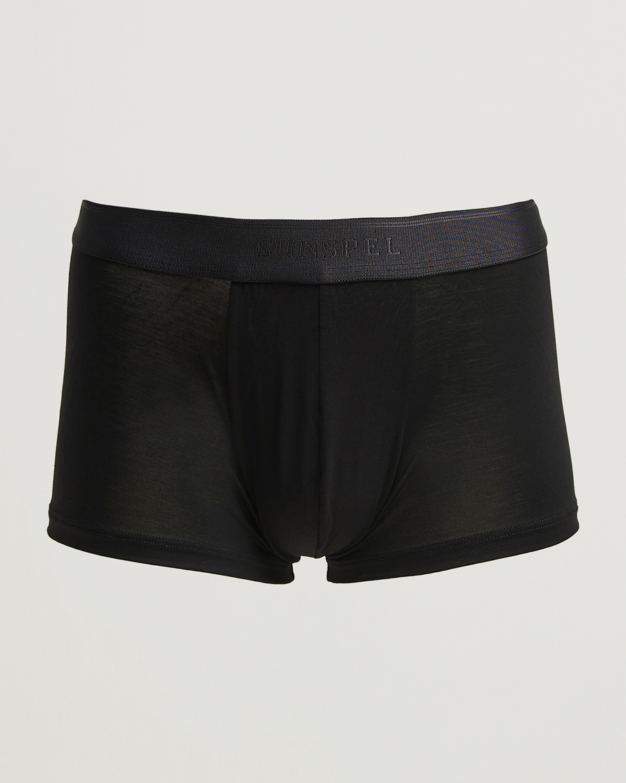 Hombres | Ropa interior y calcetines | Sunspel | Tencel Stretch Trunk Black