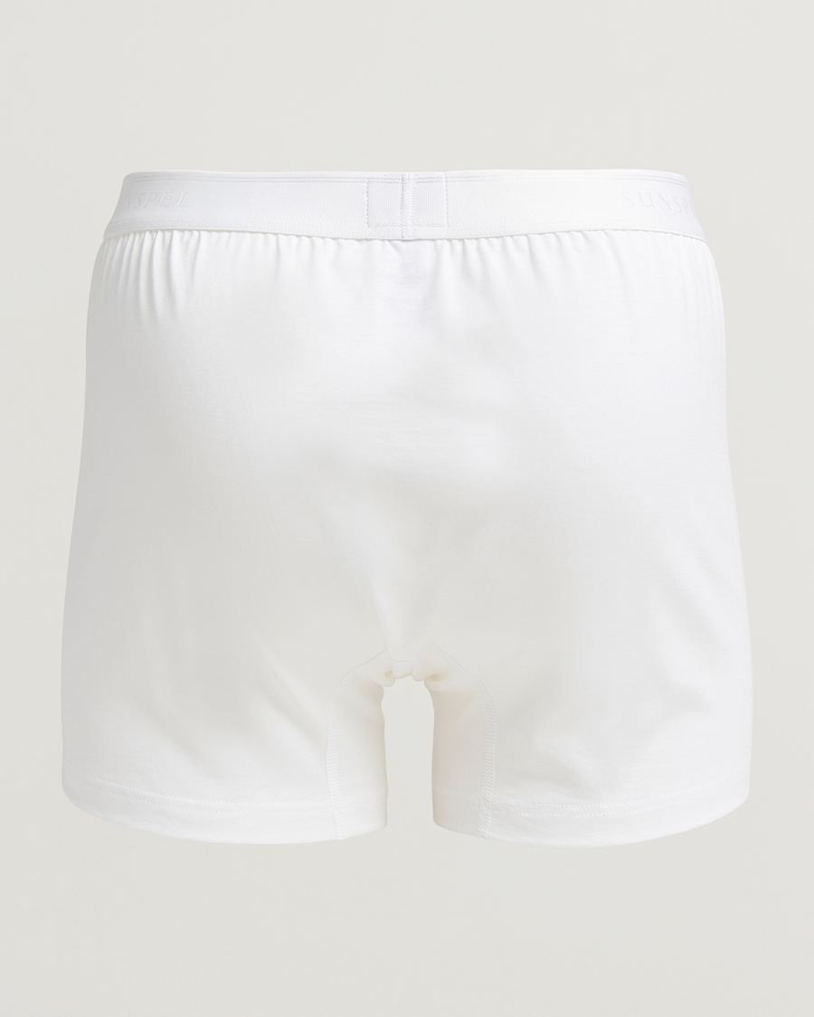 Hombres | Ropa interior y calcetines | Sunspel | Superfine Two Button Cotton White
