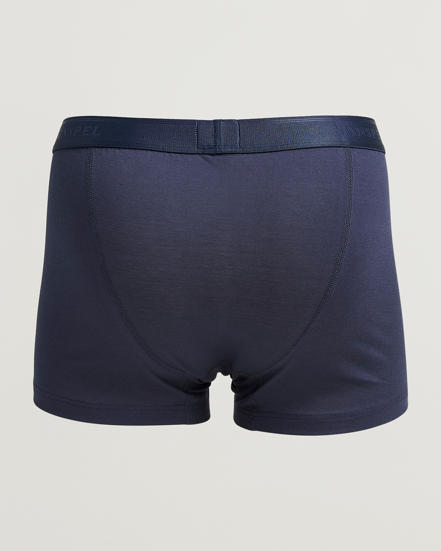 Hombres | Ropa interior y calcetines | Sunspel | Superfine Cotton Trunk Navy