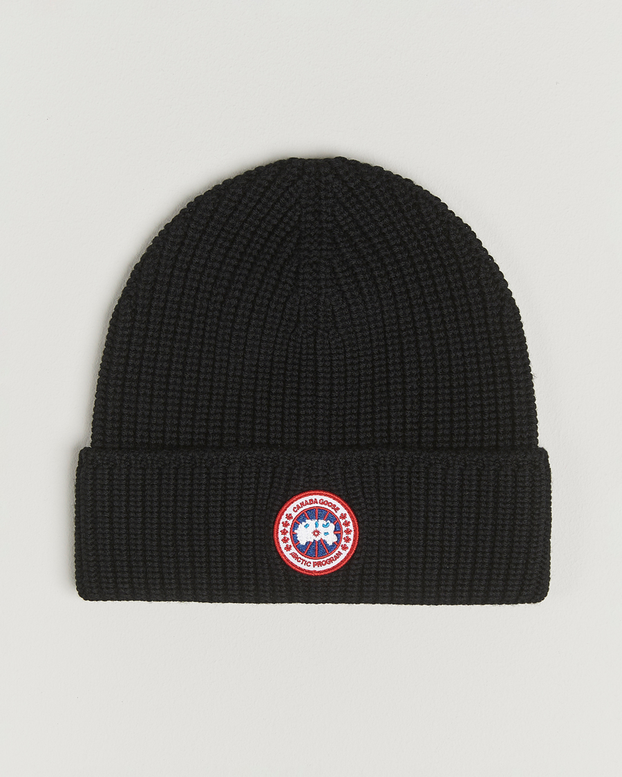 Hombres | Canada Goose Rib Toque Black | Canada Goose | Rib Toque Black