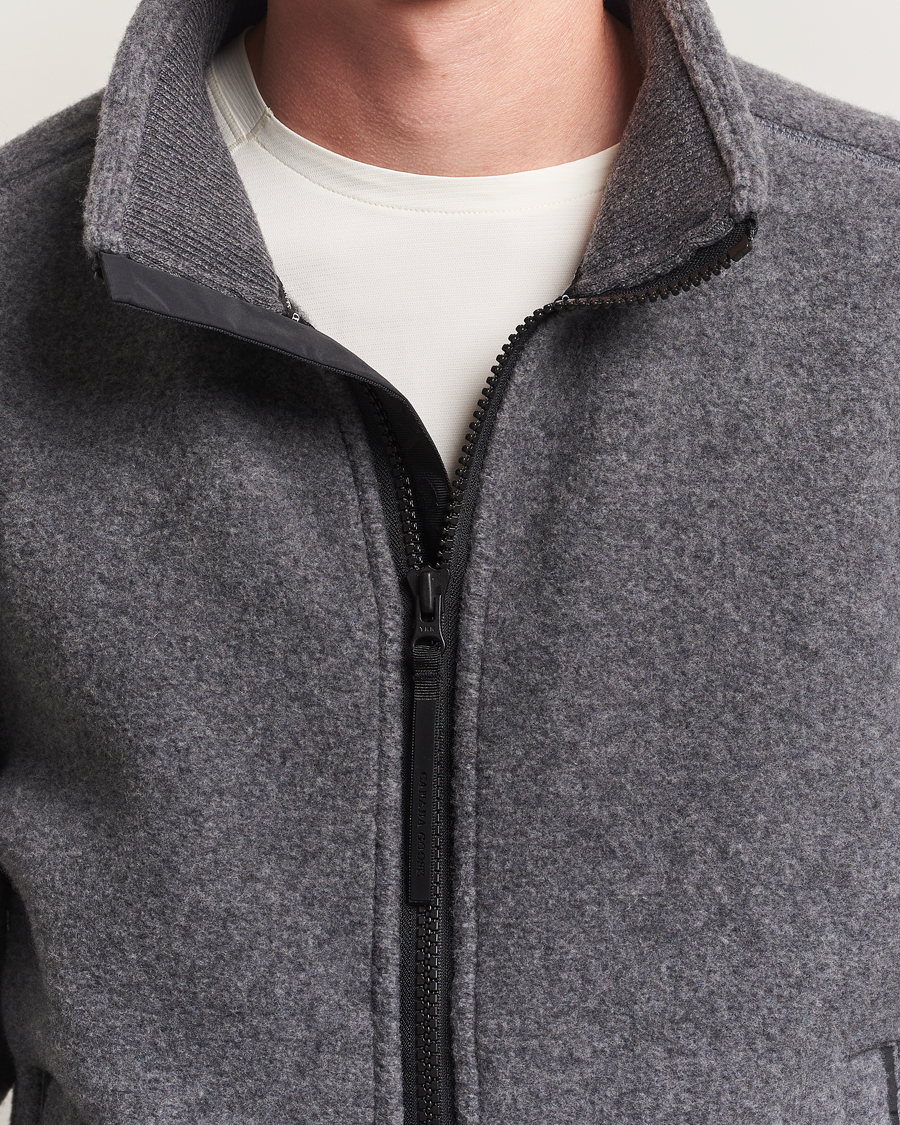 Hombres | Jerséis y prendas de punto | Canada Goose Black Label | Lawson Fleece Jacket Quarry Grey