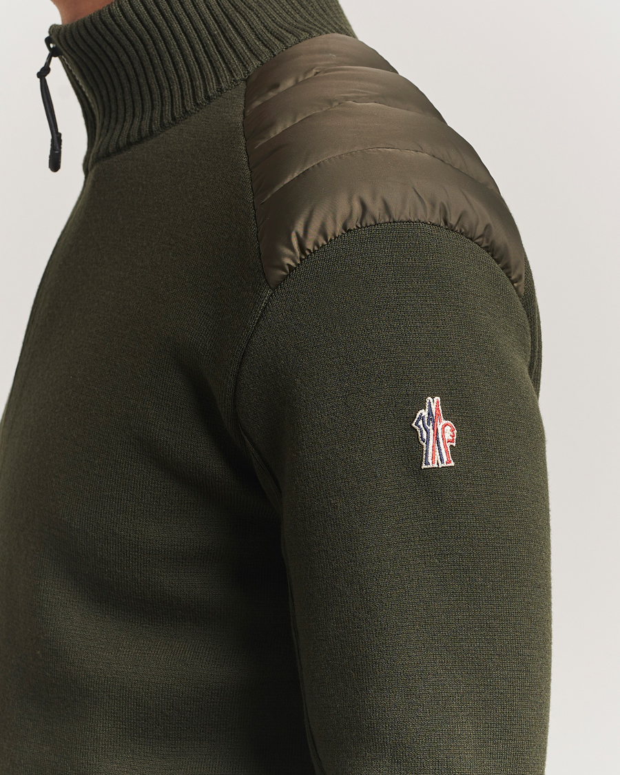 Hombres | Abrigos y chaquetas | Moncler Grenoble | Padded Hybrid Jacket Forest Green