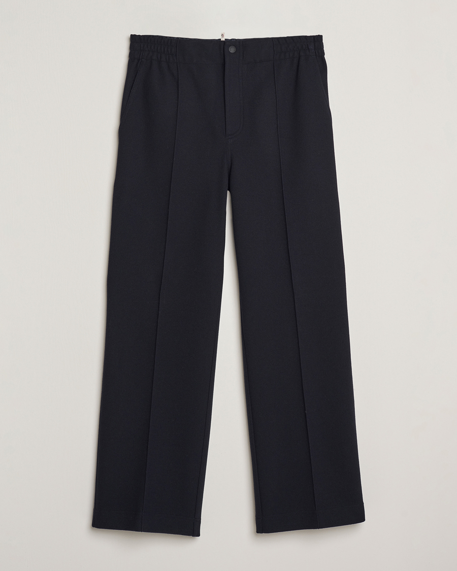 Hombres | Pantalones | Moncler Grenoble | Brushed Cotton Drawstring Pants Navy