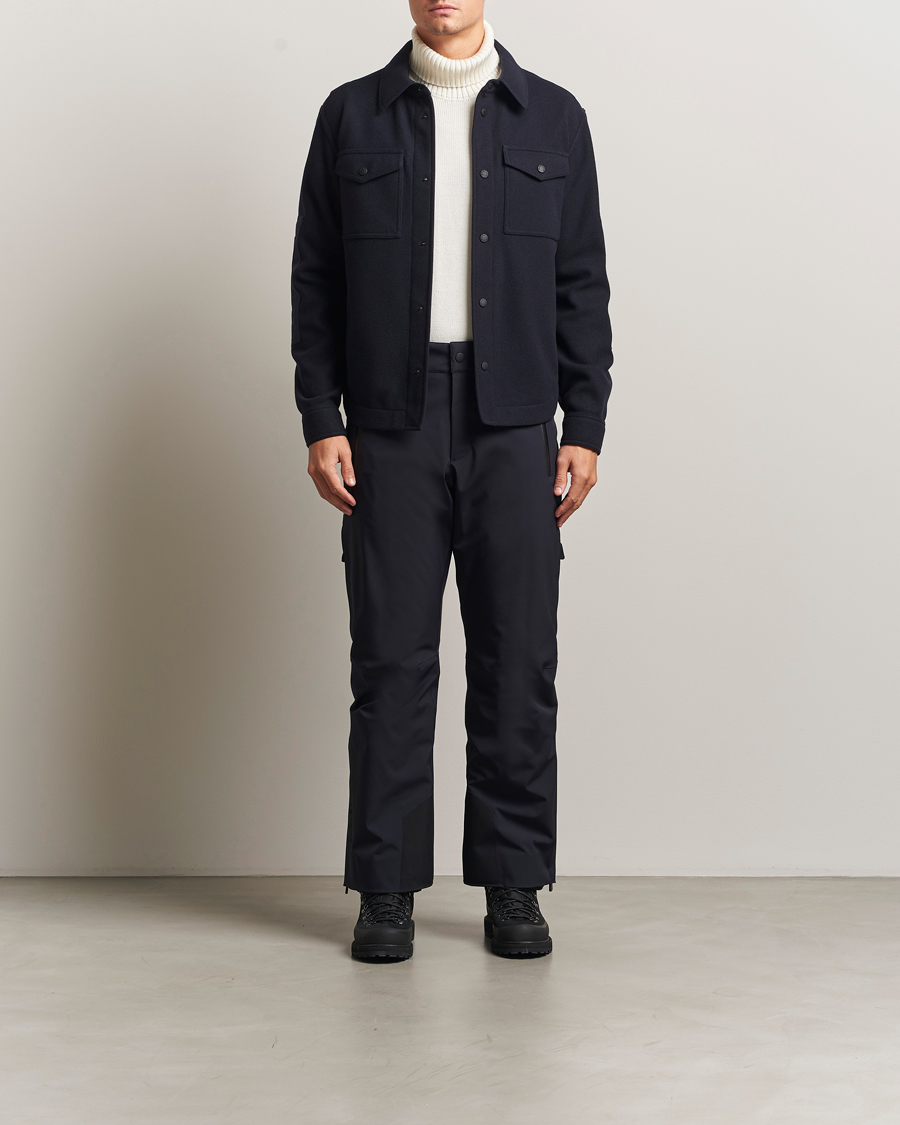 Hombres | Abrigos y chaquetas | Moncler Grenoble | Brushed Cotton Overshirt Navy