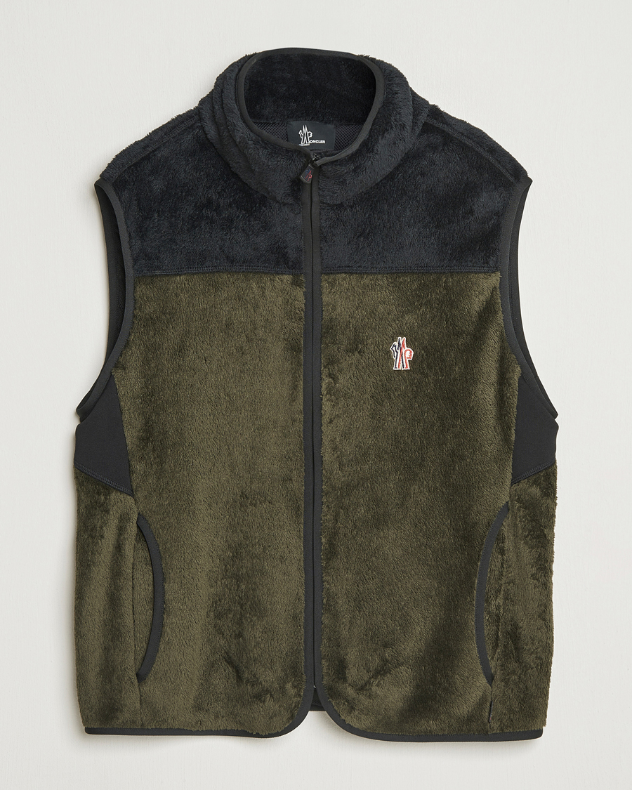 Hombres | Abrigos y chaquetas | Moncler Grenoble | Insulated Fleece Vest Forest Green