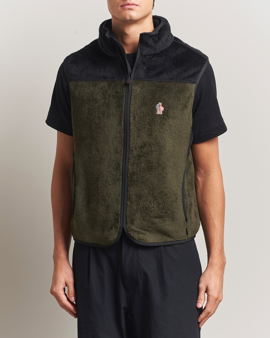 Hombres | Abrigos y chaquetas | Moncler Grenoble | Insulated Fleece Vest Forest Green