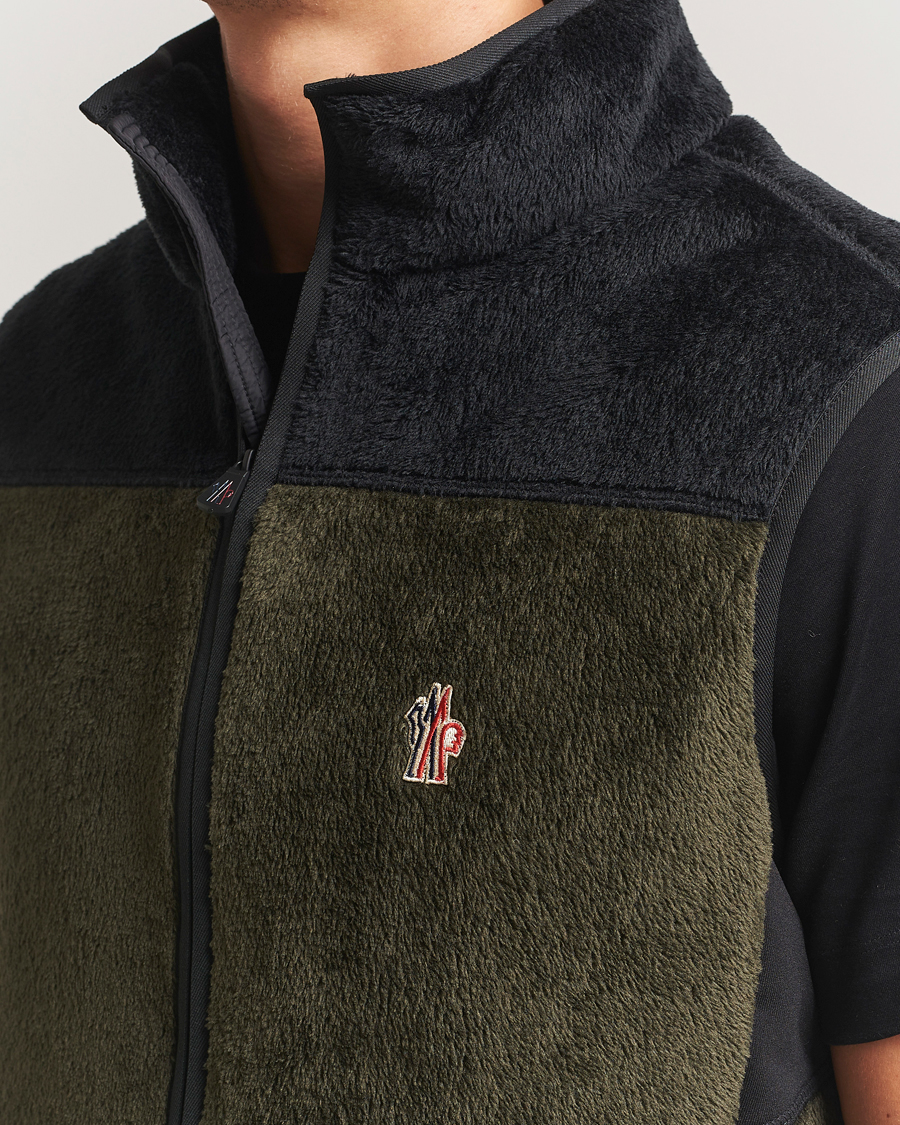 Hombres | Abrigos y chaquetas | Moncler Grenoble | Insulated Fleece Vest Forest Green