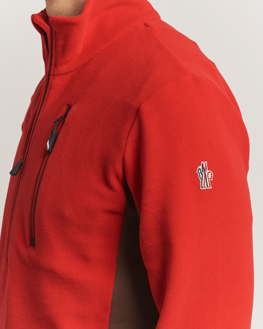 Hombres | Jerséis y prendas de punto | Moncler Grenoble | Performance Zip Sweater Racing Red