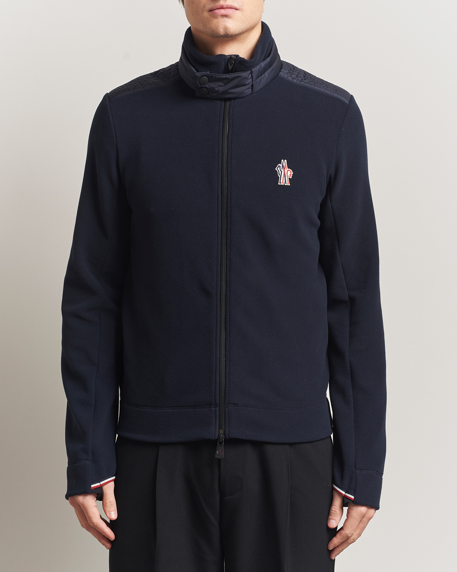 Hombres | Jerséis y prendas de punto | Moncler Grenoble | Full Zip Cardigan Navy
