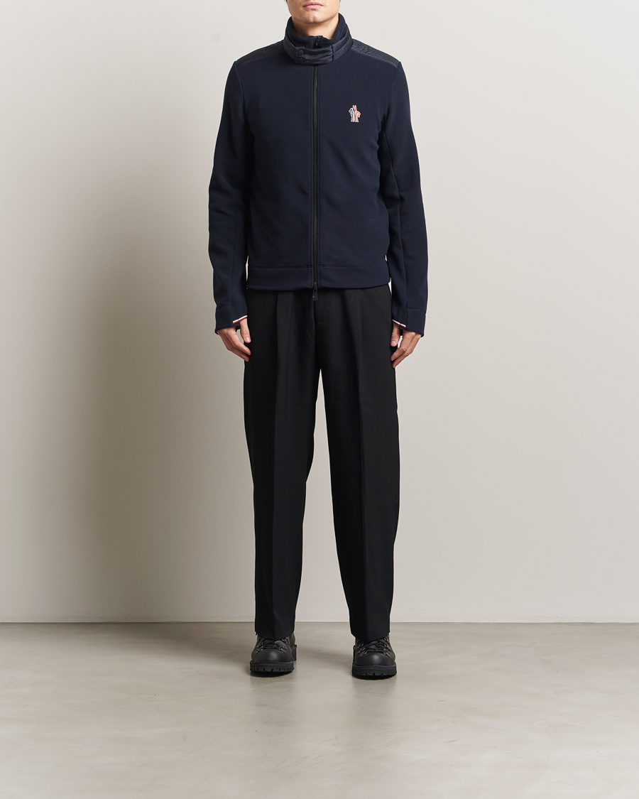 Hombres | Jerséis y prendas de punto | Moncler Grenoble | Full Zip Cardigan Navy