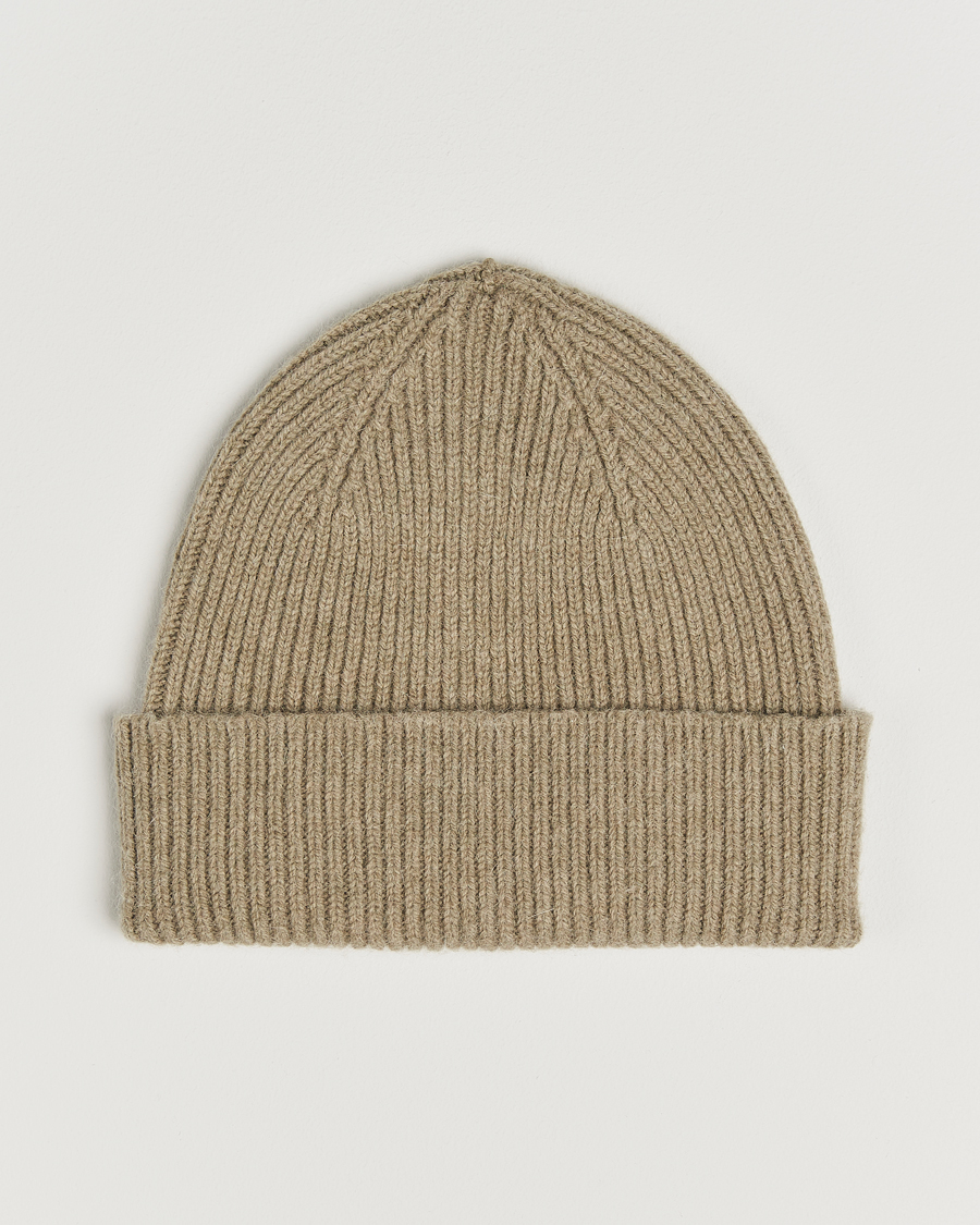 Hombres | Gorros | Le Bonnet | Lambswool/Caregora Beanie Clay