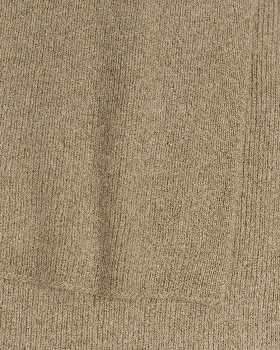 Hombres | Bufandas | Le Bonnet | Lambswool/Caregora Scarf Clay