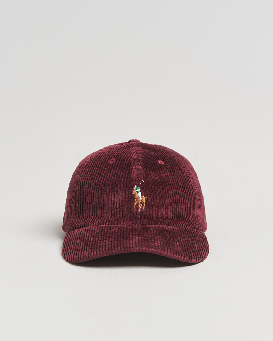 Hombres | Polo Ralph Lauren Corduroy Cap Rich Ruby | Polo Ralph Lauren | Corduroy Cap Rich Ruby