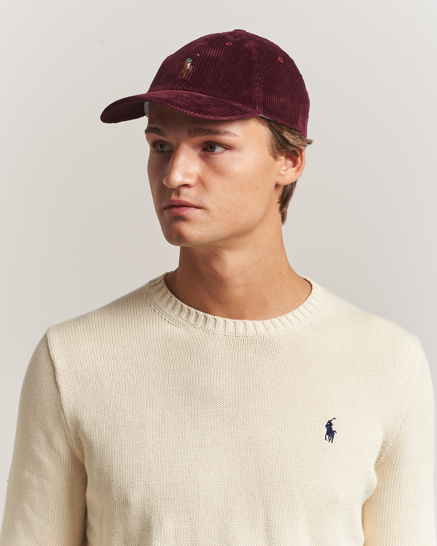Hombres | Polo Ralph Lauren Corduroy Cap Rich Ruby | Polo Ralph Lauren | Corduroy Cap Rich Ruby