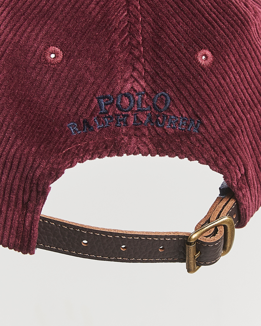 Hombres | Polo Ralph Lauren Corduroy Cap Rich Ruby | Polo Ralph Lauren | Corduroy Cap Rich Ruby