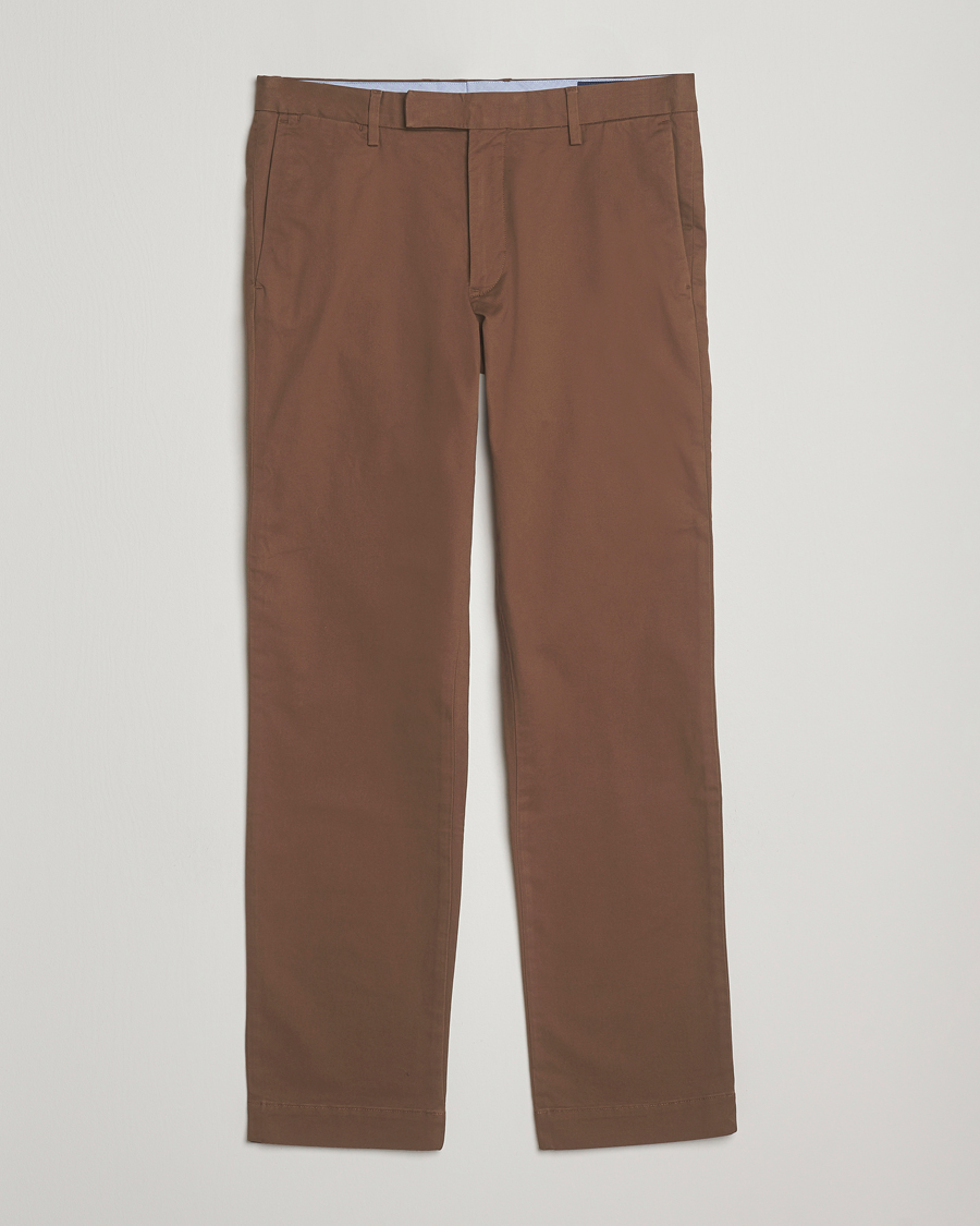 Hombres | Pantalones | Polo Ralph Lauren | Hudson Slim Fit Stretch Chinos Chestnut