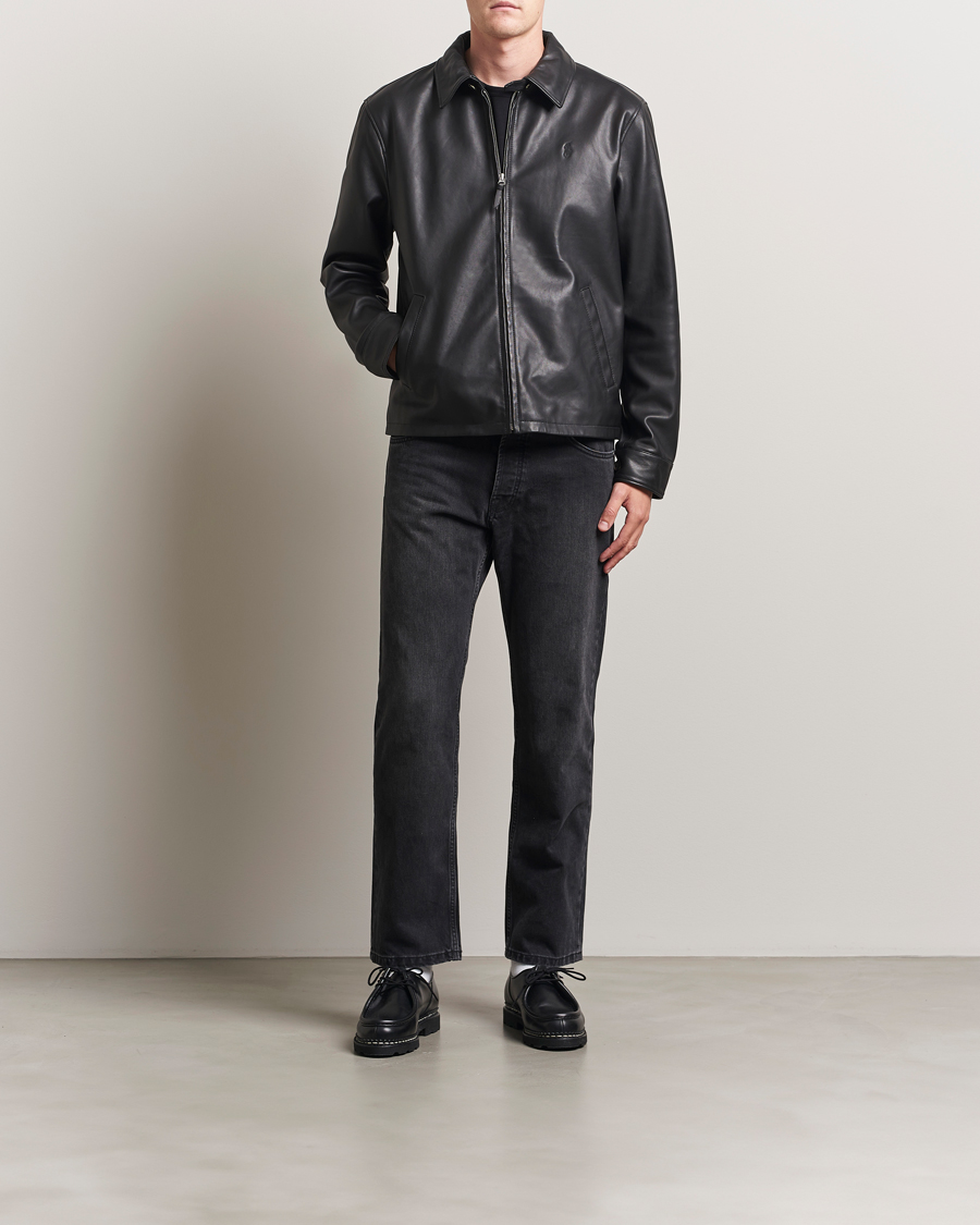 Hombres | Abrigos y chaquetas | Polo Ralph Lauren | Maxwell Windbreaker Leather Jacket Polo Black