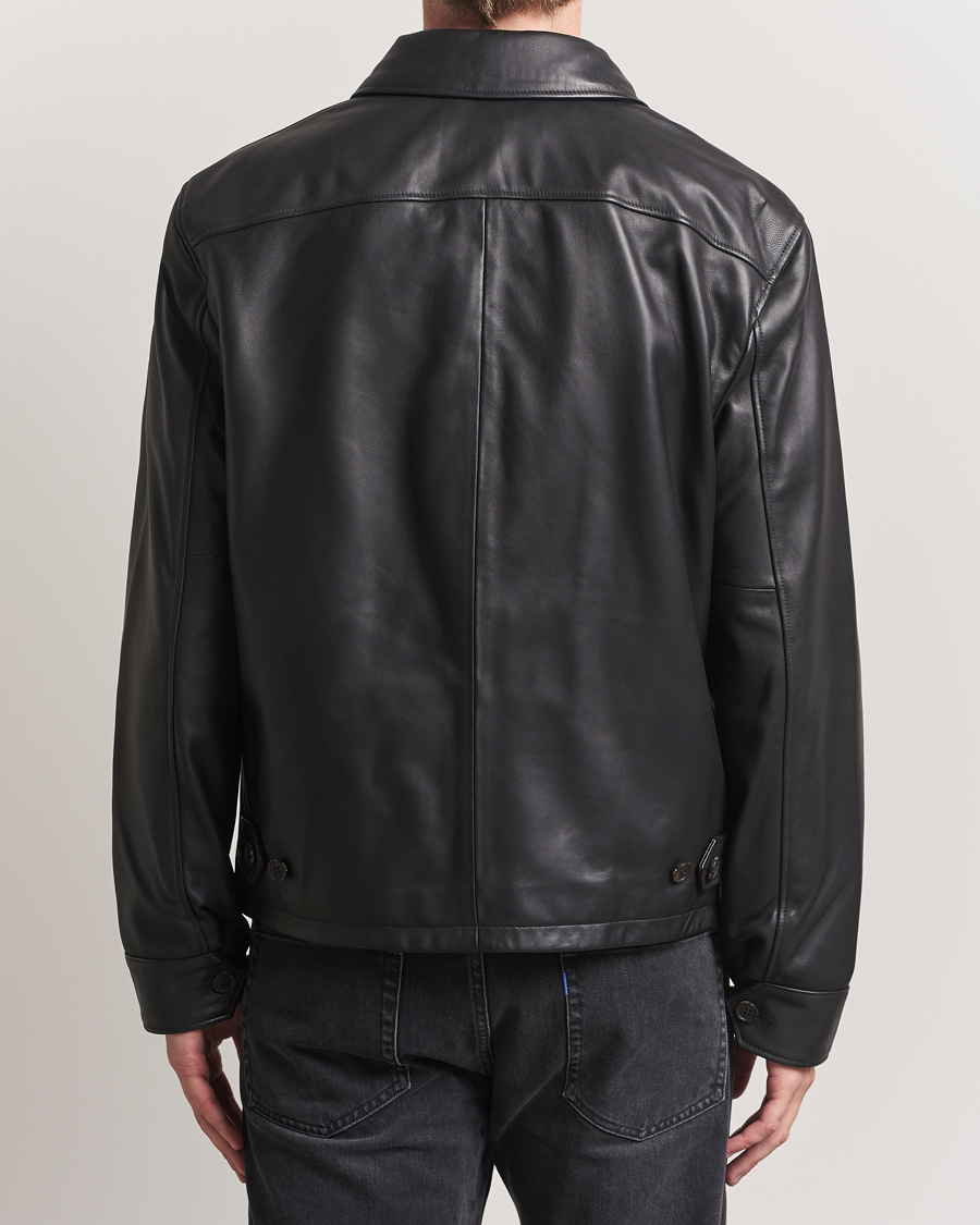 Hombres | Abrigos y chaquetas | Polo Ralph Lauren | Maxwell Windbreaker Leather Jacket Polo Black