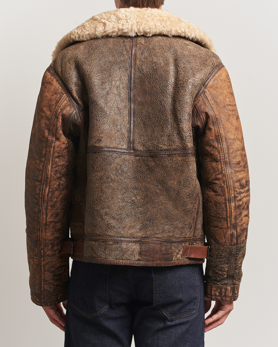 Hombres | Abrigos y chaquetas | Polo Ralph Lauren | Sherling Lined Bomber Jacket Brown Earth