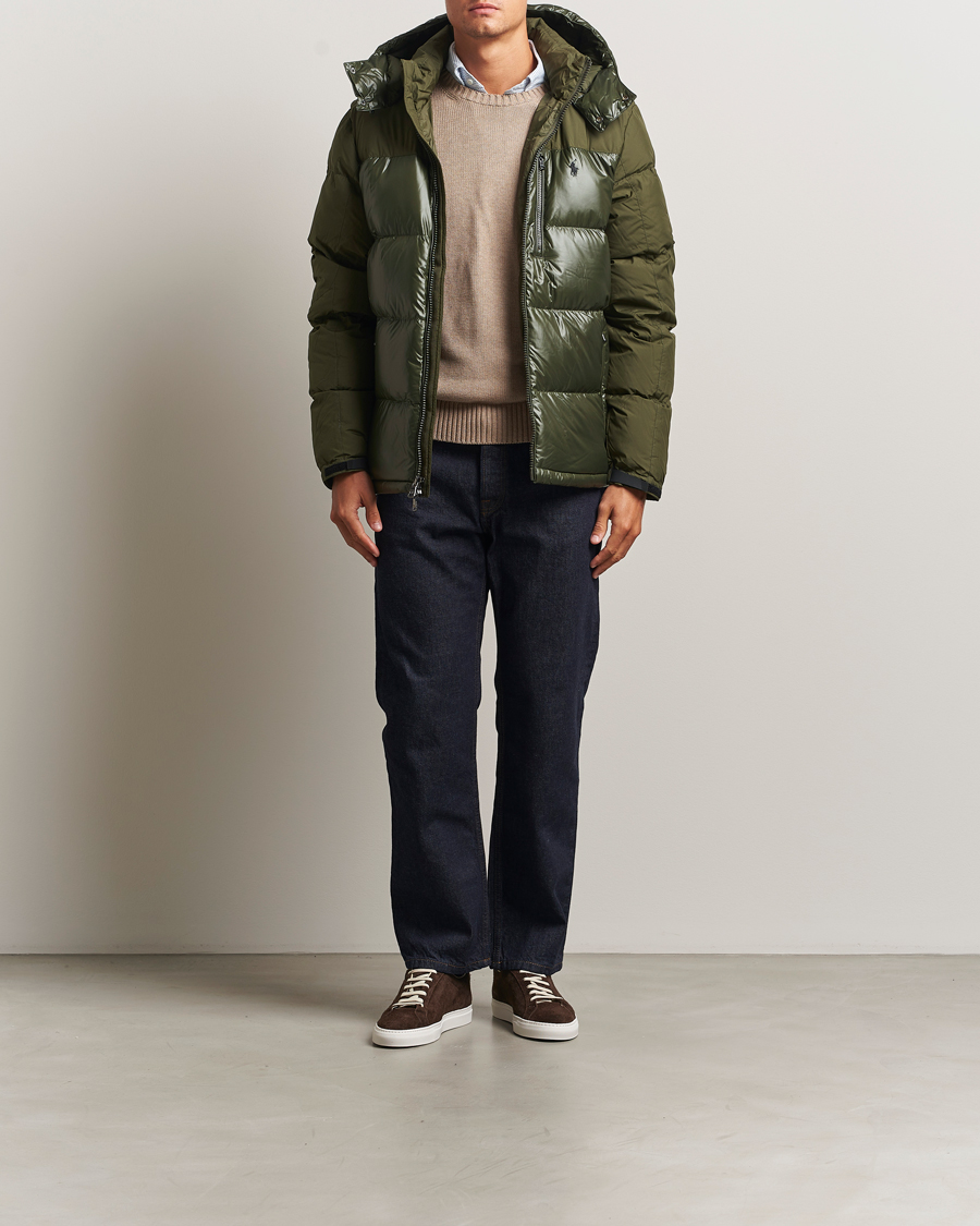 Hombres | Abrigos y chaquetas | Polo Ralph Lauren | Gorham Mixed Glossy Down Jacket Dark Loden