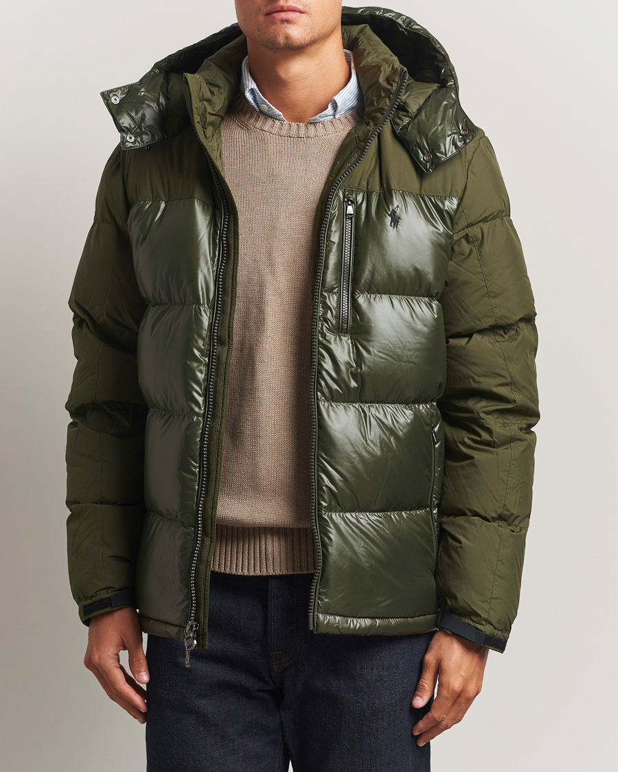 Hombres | Abrigos y chaquetas | Polo Ralph Lauren | Gorham Mixed Glossy Down Jacket Dark Loden