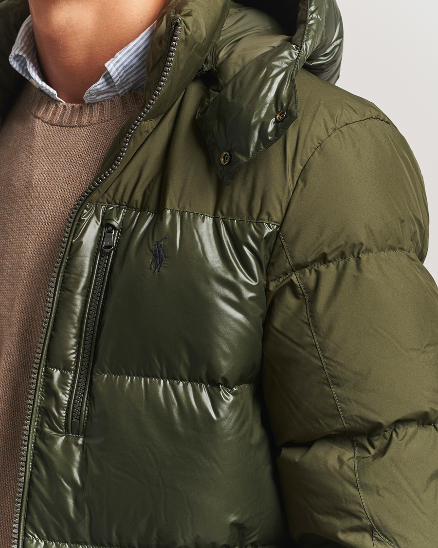 Hombres | Abrigos y chaquetas | Polo Ralph Lauren | Gorham Mixed Glossy Down Jacket Dark Loden