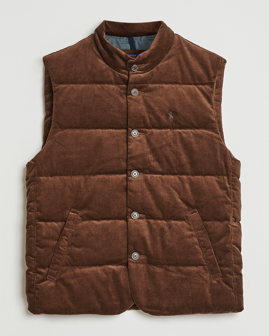 Hombres | Abrigos y chaquetas | Polo Ralph Lauren | Quilted Corduroy Vest Pale Russet
