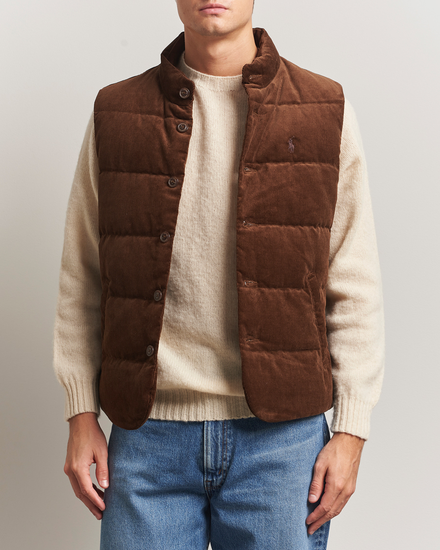 Hombres | Abrigos y chaquetas | Polo Ralph Lauren | Quilted Corduroy Vest Pale Russet