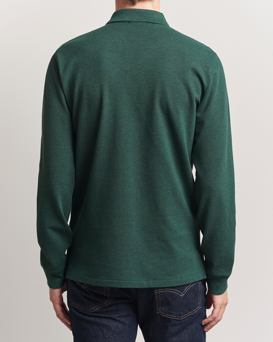 Hombres | Polos | Polo Ralph Lauren | Custom Slim Fit Long Sleeve Polo Scotch Pine Heather
