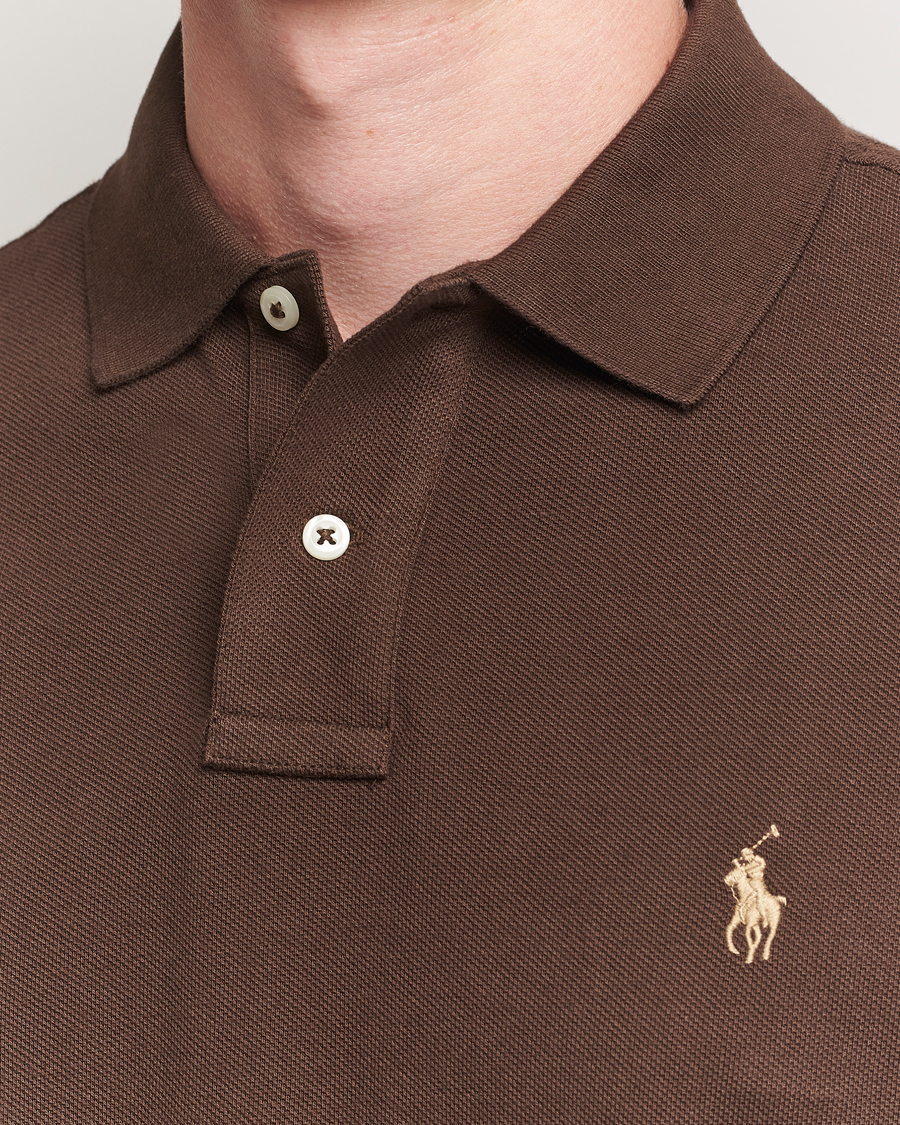 Hombres | Polos | Polo Ralph Lauren | Custom Slim Fit Polo Nutmeg Brown