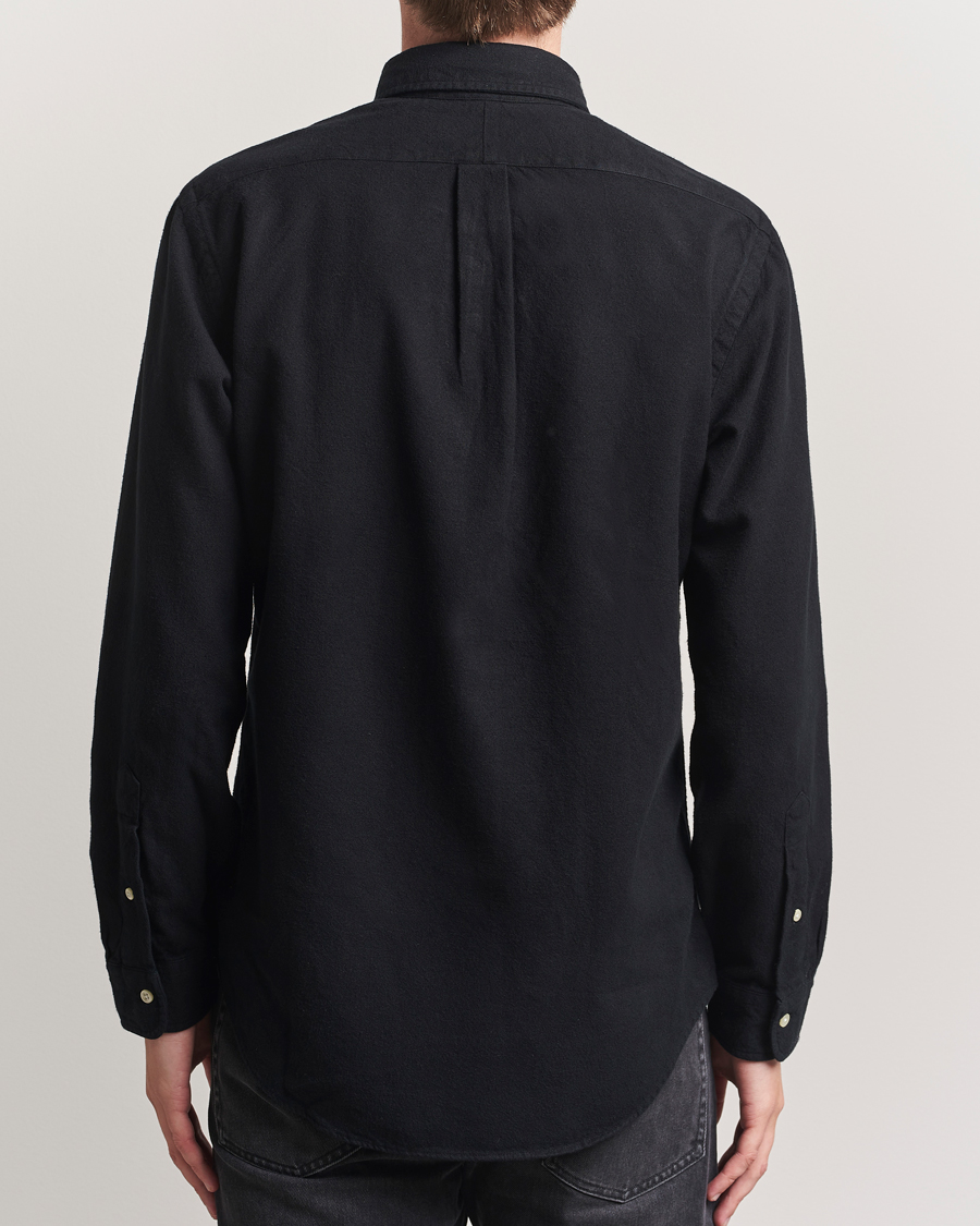 Hombres | Camisas | Polo Ralph Lauren | Custom Fit Brushed Flannel Shirt Polo Black
