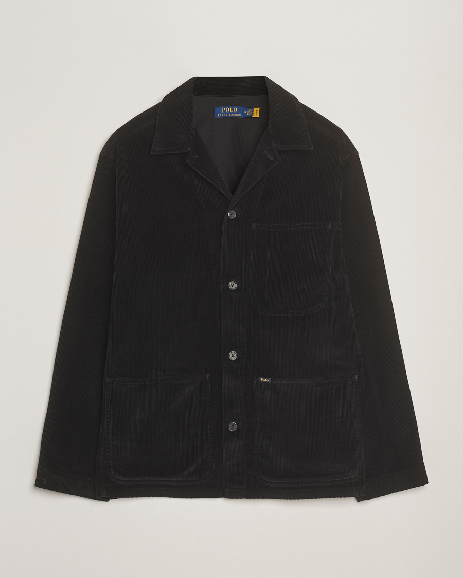 Hombres | Camisas | Polo Ralph Lauren | Corduroy Pocket Shirt Polo Black